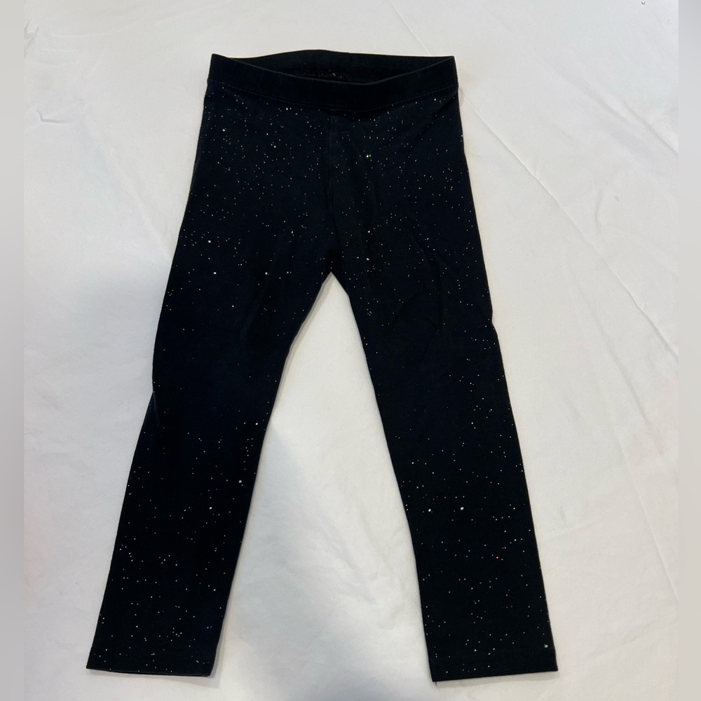 Black sparkle leggings